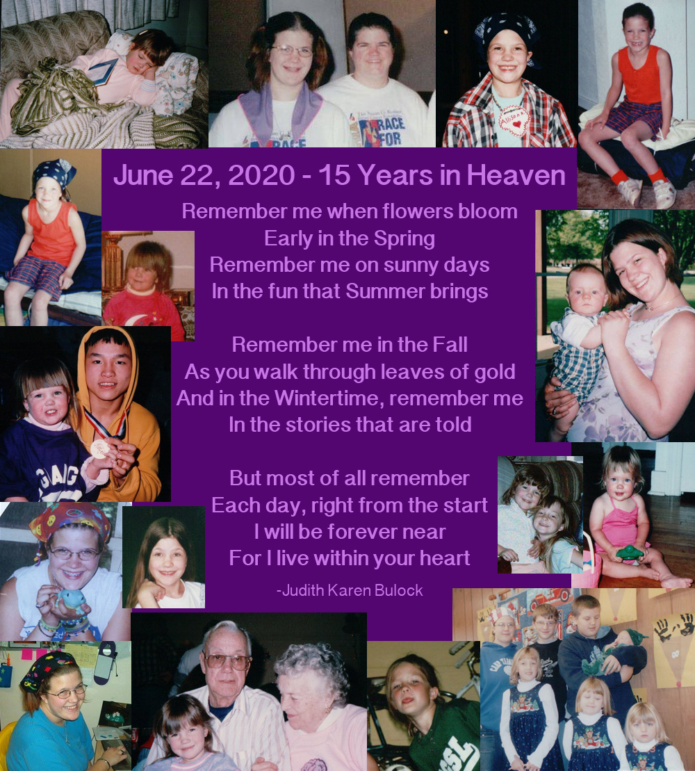 June 22, 2020 - 15 Years in Heaven